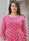 Rayon Printed Anarkali Gown For Women And Girls For Casual Wear And Party Wear
