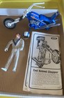 1975 Ideal Evel Knievel Chopper W figure
