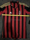 Adidas Ac Milan 2013 14 Long Sleeve Home Jersey Size Medium