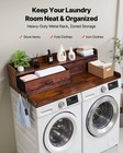 Vevor Wooden Washer Dryer Countertop With Shelf   2 Drawers 54 X 27 5 In Brown