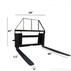 Agt 48  Skid Steer Pallet Fork Attachment Tractor Quick Attach Heavy Duty