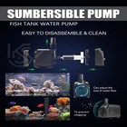 Submersible Aquarium Water Pump Adjustable Flow Ultra Quiet Fish Tank Pump