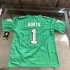 Jalen Hurts  1 Philly Eagles Kid Jersey Kelly Green Youth Large Stitched