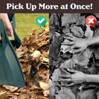 Leaf Scoops Hand Rakes - Lightweight  Durable Grabber Tool For Scooping Up 