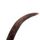 Hand Carved Wooden Boomerang Australian Aboriginal Art Hunting Tool Decor Gift