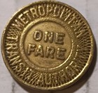 Boston  Massachusetts - Metropolitan Transit Authority Transit Token Ma 115 L