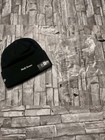 Supreme Black Knit Beanie Hat With White Logo Unisex Adults  1 Day Shipping  