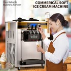Commercial Ice Cream Maker 22-30l h 2350w Countertop Soft Serve Machine