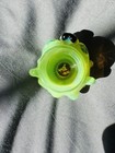            heady Glass Sculpted Slime Bear Head Lg Concentrate Jar Signed dated           