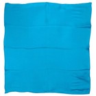Mens Silk Handkerchief Turquoise Blue Solid Pocket Square Scarf Hanky 12 5 