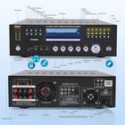 Pyle Bluetooth 4 1 Channel 3000w Am fm Stereo Receiver Amplifier Dvd Cd Usb sd