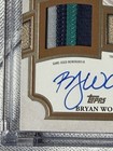 Topps 2026 Bryan Woo Seattle Mariners Flagship Autograph Patch Tfap2-bw 17 50