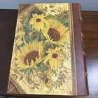 Punch Studio Sunflower Decorative Book Box Hidden Storage Keepsake Gifted Line