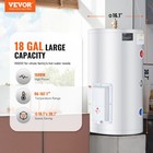 Vevor 18 Gallon Electric Water Heater Instant Hot 1 6kw Led Display For Shower