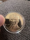 Brett Favre Highland Mint 24k Gold Overlay Coin  51 W coa   Phone Card Set
