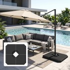 4-piece Heavy Duty Offset Umbrella Base Weights  264 Lb  Capacity
