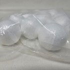 Flora Craft Smooth Fom Craft Balls  1   1-1 2 Ball Styrofoam  lot Of 5 
