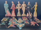 Vintage Ballerina Paper Dolls   Double Doll Book Brand  6 Dolls   42 Pcs Clothes