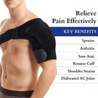 Shoulder Brace Rotator Cuff Pain Relief Support Adjustable Belt Sleeve Sprains