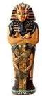 Ebros Egyptian King Tut Coffin With Mummy Collectible Figurine Statue 6 75 l