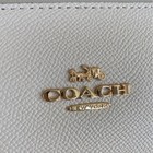 Coach F58846 Crossgrain City Zip Top Tote Handbag - Chalk  Nwt