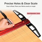 Tydeey 31  In Ultra-precision Woodworking Scriber T-square Ruler