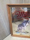 Miller High Life Beer Mirror  the Timber Wolf  Wildlife Series 1991  3 Wisconsin