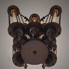 Industrial Chandelier Vintage Steampunk Style Pendant Light Loft Ceiling Fixture