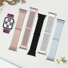 6 Pack Nylon Sport Loop Band Compatible With Apple Watch Band 38mm 40mm 41mm 42m
