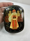 Russian Lacquer Box Kholuy Fairytale Princess Hand Painted Signed