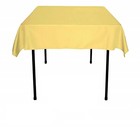 52x52   Polyester Square Tablecloth For Wedding  Banquet  Polyester Table Cover
