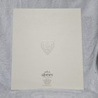 Vintage Hallmark Stories Embossed Keepsake Wedding Photo Album Binder Ivory