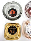 Vintage Lot Of 10 Las Vegas Casino Bank Advertising Ashtrays Glass Ceramic Metal