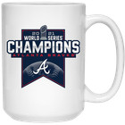 World Series 2021 Champions Atlanta Braves V4 White 15 Oz Ceramic Coffee Mug Cup