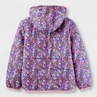 Kids  Floral Printed Reversible Puffer Jacket - Cat   Jack Xxl