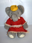 Vintage Eden Babar And Queen Celeste Elephant Plush Stuffed Animals Dolls Toys