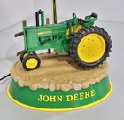 1999 Vintage John Deere Tractor Table Lamp With Shade - For Parts Or Repair Read