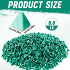 Novabright 1 Pack 6 6 Lb Resin Tumbler 0 39 X X Inch  Triangle