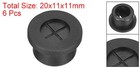 6pcs Cable Cord Grommet 5 8  Desk Grommet Flexible Rubber Grommets