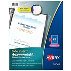Diamond Clear Secure Side-load Sheet Protectors  Heavyweight  25 Page