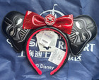 Hongkong Disney Authentic Star Wars Darth Vader Empire Red Minnie Ears Headband