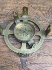 Surveying Compass Marine Circa 1740 France Fleur De Lys Brass Measurement