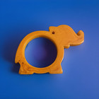 Vtg Bakelite catalin Napkin Rings  3  Orange Butterscotch Elephants  2    Duck