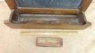 Old Wood Framed Slate Chalkboard W  Chalk Holder Shelf School House Wall Mount  