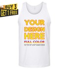 Full Color Custom Print Text Or Photo On Tank Top Your Logo Design Print Tee