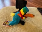 New Vintage 1997 Meanies Series 1 Hurley The Toucan Bean Bag Plush