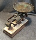 Antique  the Micrometer  Scale  Dodge Mfg  Co  Marble  Brass And Cast Iron
