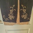 Vintage Black Embroidered Midi Dress By Sheri Martin New York  Plus Size 18