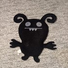 Uglydoll Halloween Turny Burny 14    Plush Black   White Double Sided 2009