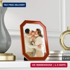 Richfocus 4x6 Enamel Picture Frame With Hd-tempered Glass  Octagon Photo Frame W